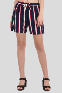 My Swag Striped Women Multicolor Regular Shorts