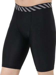 never lose Solid Men Black Swim Shorts