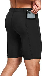 Sportinger Solid Men Black Casual Shorts