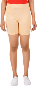 jocker Solid Women Gold Boxer Shorts, Casual Shorts, Gym Shorts, Night Shorts, Regular Shorts, Sports Shorts