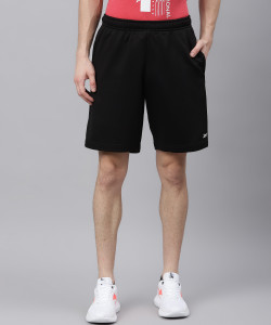 REEBOK Solid Men Black Sports Shorts