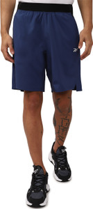 REEBOK Solid Men Blue Sports Shorts