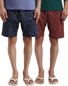 Rupa Bumchums Printed Men Multicolor Bermuda Shorts