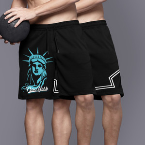TRIPR Printed Men Multicolor Regular Shorts