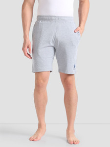 U.S. POLO ASSN. Solid Men Grey Sports Shorts