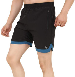 Kyk Solid Men Black Regular Shorts