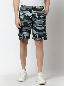 Klotthe Printed Men Multicolor Cargo Shorts