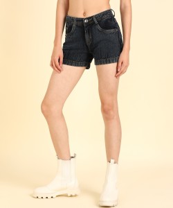 Stretchy Mid Waist Denim Shorts For Women Casual Petite Shorts With Leggings  For Summer From Volleyballg, $16.67