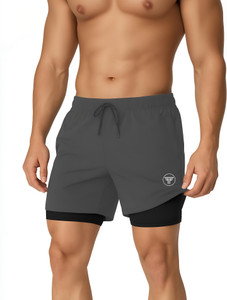 FANEX FITNESS Solid Men Dark Grey Gym Shorts