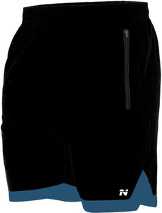 NINQ Solid Men Black Sports Shorts