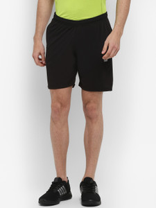 Alan Jones Solid Men Black Sports Shorts
