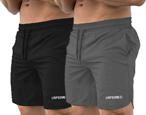 Lripsome Printed Men Black, Grey Boxer Shorts