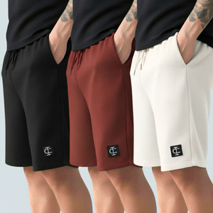 INDICLUB Solid Men Multicolor Sports Shorts