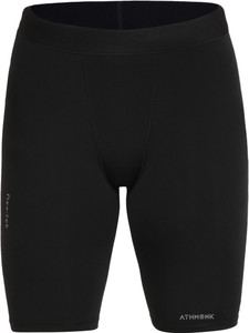Athmonk Solid Men Black Sports Shorts