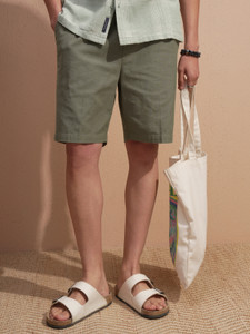 HIGHLANDER Solid Men Grey Regular Shorts