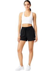 HOUSE OF FUSION Solid Women Black Sports Shorts, Running Shorts, Gym Shorts, Compression Shorts