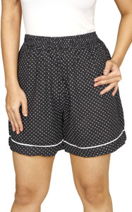 Goodpoint Printed Women Black Dolphin Shorts