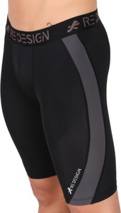 ReDesign Apparels Color Block Men Grey Compression Shorts