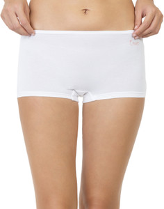 Envie Solid Women White Basic Shorts