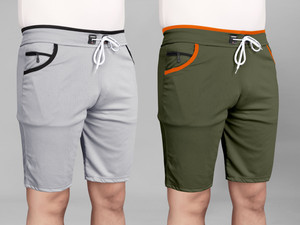 WeReKo Solid Men Reversible Grey, Green Sports Shorts