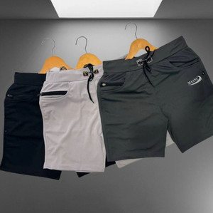 MAANU Solid Men Reversible Black, Grey, Dark Grey Regular Shorts