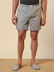 SLEEPZ BY RAYMOND Solid Men Grey Boxer Shorts
