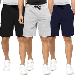 Subhashini Garments Solid Men Multicolor Regular Shorts