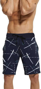 TRIPR Printed Men Dark Blue Regular Shorts