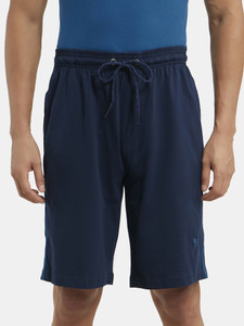 JOCKEY Solid Men Blue Regular Shorts