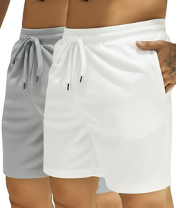 METRONAUT Self Design Men Multicolor Beach Shorts, Regular Shorts