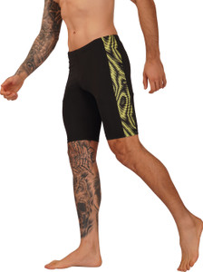 NINQ Color Block Men Black Tights
