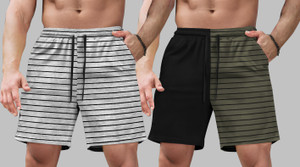 KELONBRO Striped Men Multicolor Casual Shorts