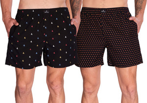 String Printed Men Multicolor Boxer Shorts