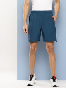 SLAZENGER Solid Men Green Denim Shorts