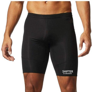 SHIFTER Solid, Printed Men Black Sports Shorts