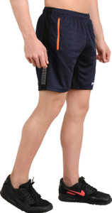 never lose Solid Men Blue Regular Shorts, Sports Shorts, Compression Shorts, Cycling Shorts