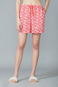 VAN HEUSEN Printed Women Orange Regular Shorts