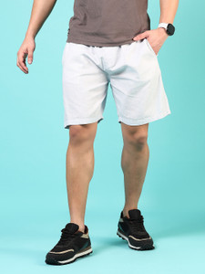 V-MART Solid Men Blue Regular Shorts