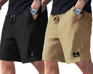 Flicfol Self Design Men Multicolor Regular Shorts