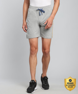 KILLER Solid Men Grey Sports Shorts