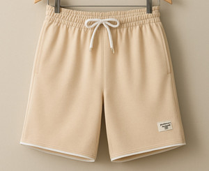 MK BROTHERS Solid Men Beige Basic Shorts, Boxer Shorts, Gym Shorts, Regular Shorts, Night Shorts