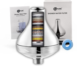 बीप्योर Shower Water Filter for Hard Water | Removes Chlorine | Improve Skin and Hair शावर हैड