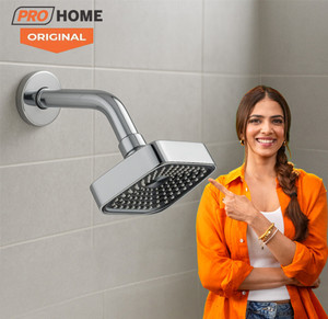 ProHome Luxury Square - High Pressure Rain 4'' x 4'' with 7'' Inch Arm Shower Head
