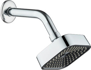 प्रोहोम Luxury Square - High Pressure Rain 4'' x 4'' with 7'' Inch Arm शावर हैड