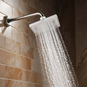 RUHE ABS 5 x 5 Inches Alpha Overhead Shower (Chrome Finish) Shower Head