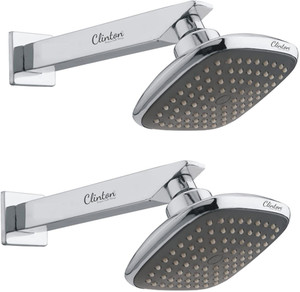 क्लिंटन (4 inch) Abs Galaxy Overhead Shower with 9" square shower arm- Set of 2 शावर हैड