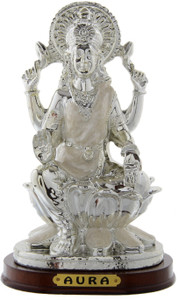 JaipurCrafts Goddess Laxmi Sitting On Lotus God Idol for Home/Office Decorative Showpiece  -  20.32 cm