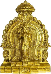 Harsa namma Brand madurai Meenakshi Amman Idol Home decor Showpieces god idol for home, pooja room Decorative Showpiece  -  14 cm