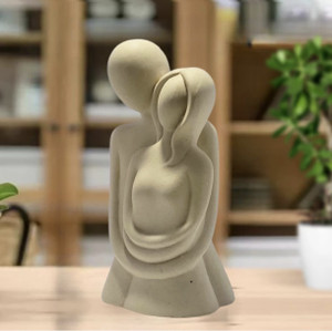 Nayi Umang Lovely Cute hugging couple Showpiece for Home Decorative Gift Item Decorative Decorative Showpiece  -  20 cm