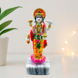Sudaya lord Dhanvantari murti,Divine blessing gift, home decor Decorative Showpiece  -  12.5 cm